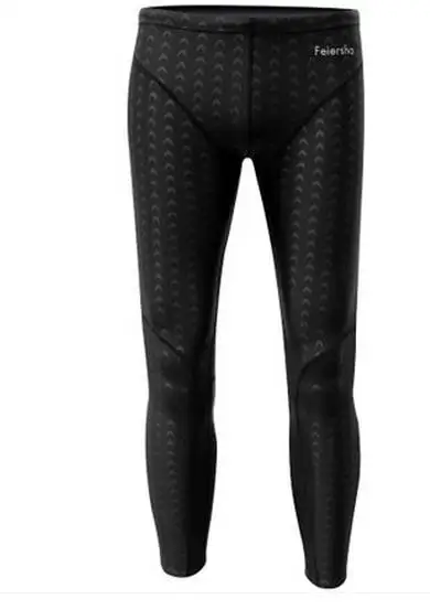 EXX водонепроницаемый Быстросохнущий купальный костюм мужские брюки для плавания Брюки для плаванья под парусом мужские купальники для плавания Rash Guard DBO - Цвет: Черный