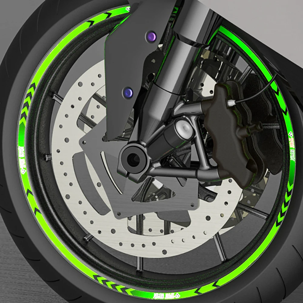 

SPIRIT BEAST Motorcycle Styling Wheel Hub Rim Stripe Reflective Decal Stickers Safety Reflector Motorcycle Sticker For YAMAHA