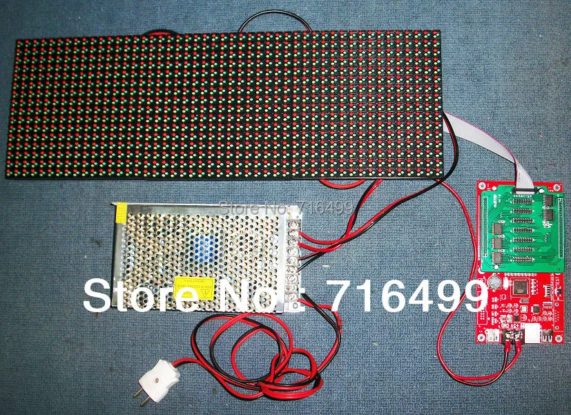 3 шт. P10 RGB светодиодные модули дисплея + 1 xixun асинхронный полноцветный