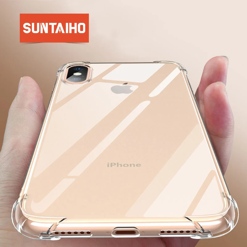 Suntaiho Mobile Phone Case Cover For Apple iPhone 7 Plus Crystal Clear Shock Absorption Soft TPU Cover Case for iPhone 7 6 6s Suntaiho Mobile Phone Case Cover For Apple iPhone 7 Plus Crystal Clear Shock Absorption Soft TPU Cover Case for iPhone 7 6 6s