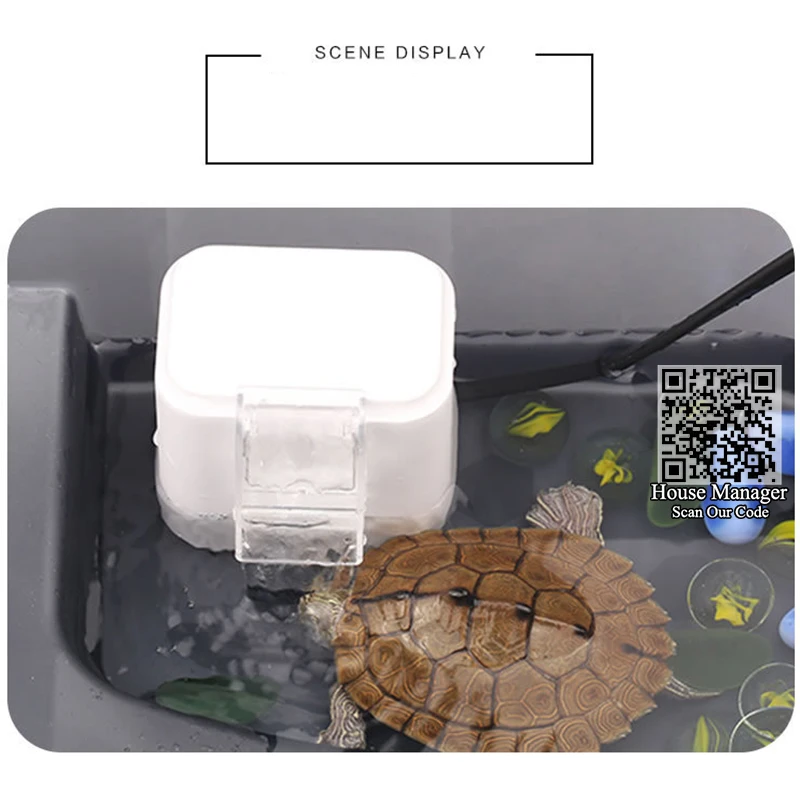 Аквариумная черепаха насос водяного фильтра 2 Вт, низкое положение для запуска воды, Мини Фонтан водопад производитель насос для черепахи танк