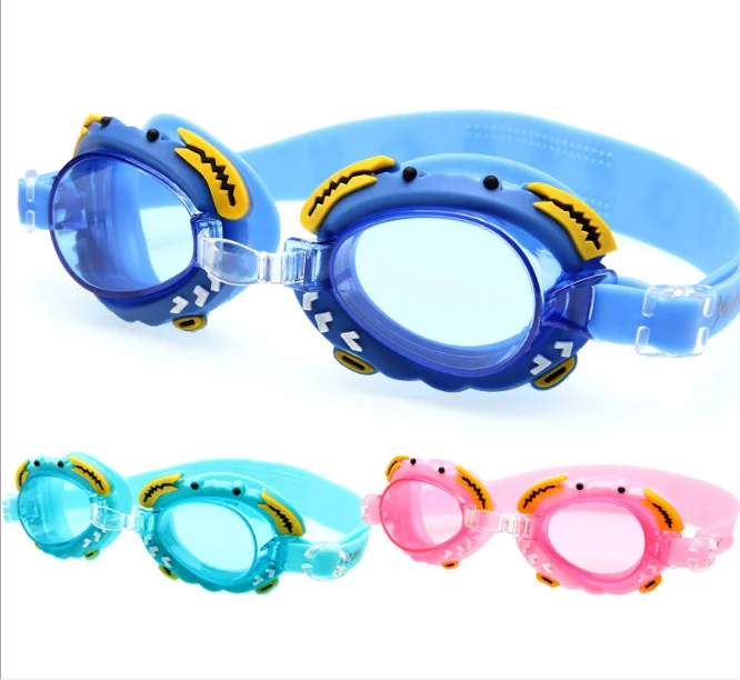 Ультрапрозрачная Водонепроницаемая маска для мальчиков и девочек, очки для плавания с героями мультфильмов