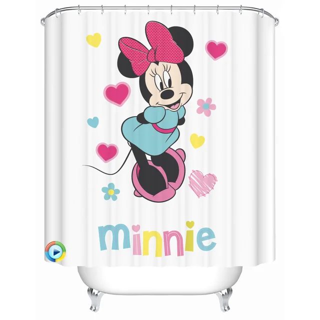 Rideaux de douche Américain Mickey de bande dessinée imperméable ... Rideaux de douche Américain Mickey de bande dessinée imperméable ...