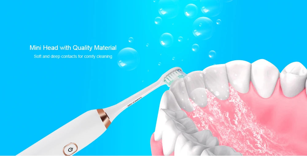 SARMOCARE S100 Sonic Electric Toothbrush Ultimate Cleaning Whitening Advanced Safeguards Oral Health Care Cleaning Tools