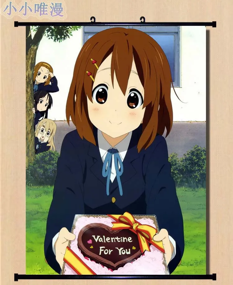 K ON японского аниме! Hirasawa Yui & Akiyama Mio Tainaka Ritsu Kotobuki Tsumugi домашний декор настенная