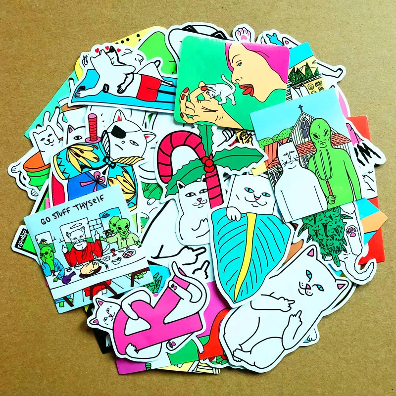 50 Pcs Spoof Expression Stickers Cartoon Funny for Laptop Suitcase Skateboard Refrigerator Guitar Moto Car Bike Kids Toy Sticker 50 Pcs Spoof Expression Stickers Cartoon Funny for Laptop Suitcase Skateboard Refrigerator Guitar Moto Car Bike Kids Toy Sticker