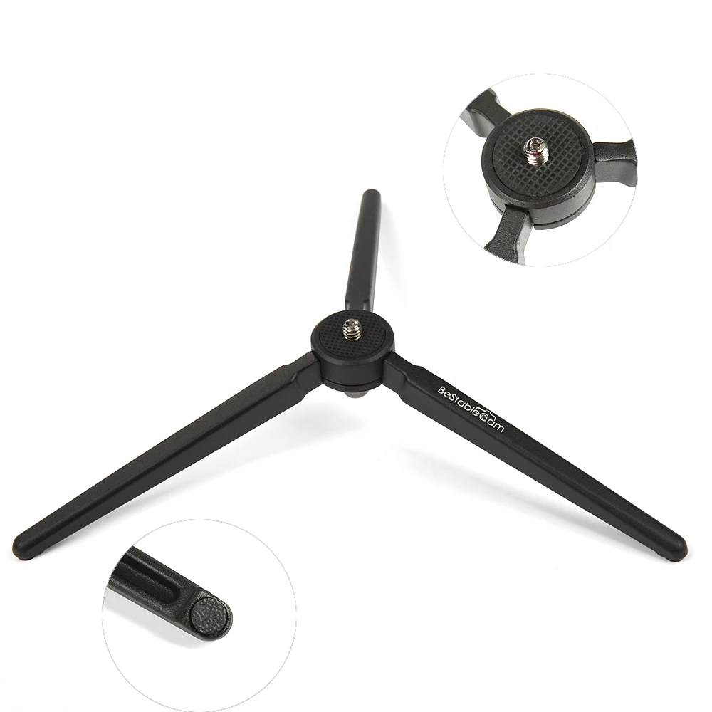 

Portable Aluminum Mini Tabletop Tripod Leg for DSLR Digital Camera Zhiyun Smooth Crane-M Crane 2 Moza Air Gopro Hero5 6 7