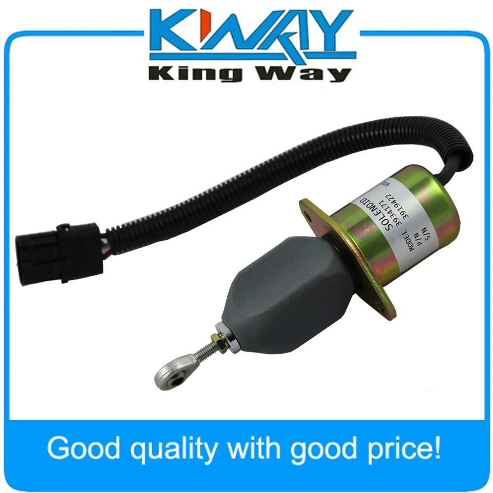 Top Fuel Shut Off Solenoid For Ford Cummins Diesel 2-1//2 bolt spacing 8.3L 5.9L