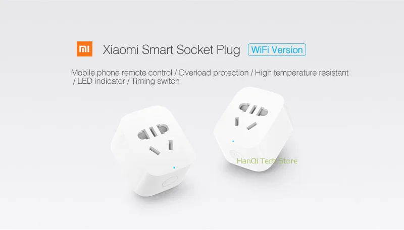 Xiao mi Jia mi умная розетка WiFi беспроводной розетки с дистанционным управлением адаптер питания включения и выключения с телефоном