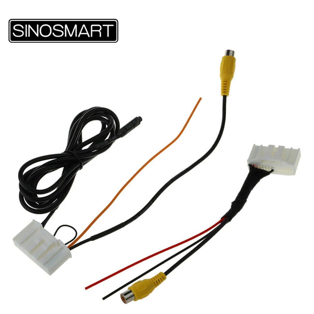 SINOSMART 32 PIN Cable for Nissan Sylphy Bluebird NV200 OEM Monitor to Aftermarket Camera without Damaging the Wiring