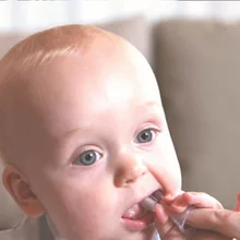 Младенческой Finger Зубная щётка Прорезыватель кисть резинка зубы ребенка силиконовые прозрачные массажер