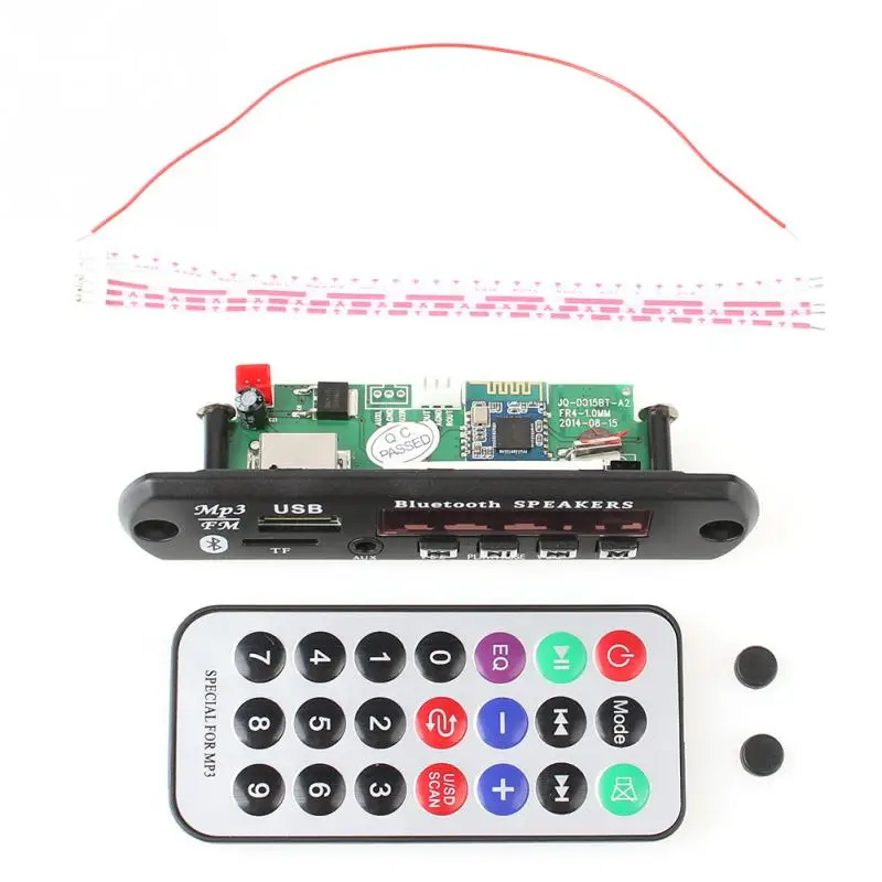 

Car Bluetooth MP3 WMA Decoder Board 12V Wireless Audio Module USB TF Radio