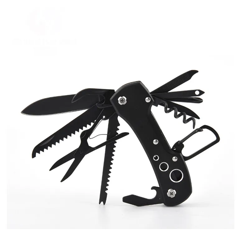 

multi tools Knife Pocket Black More Function Outdoors Edc Tool set Fold Camp Seek Survival Pliers Cutter Switzerland Saber hand