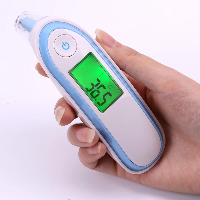 

New Medical Thermometer Digital Infrared IR LCD Baby Forehead And Ear Non-Contact Adult Body Fever Measurement Termometer