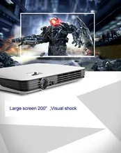 High Quality Mini DLP Digital Home Movie Projector, android system support install app you like