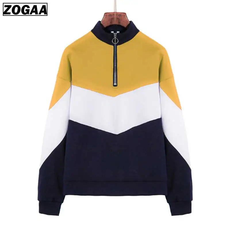 S-3XL Fashion Casual Girls Hoodies Pullover 5 colors 2019 Spring Autumn Turn-down Collor Coat Loose Fleece Thick Knit Sweatshirt
