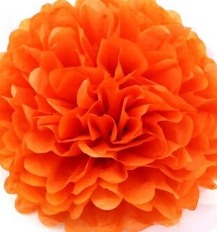 10PCS Handmade 6''(15CM) Tissue Paper Pom Poms Paper Flower Ball Pompom For Home Garden Wedding Birthday&Wedding Car Decoration 