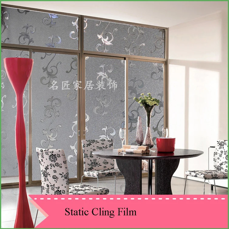 Magnolia Flower Stained Gl Film Static Cling Window For Static Cling Window Decorations
