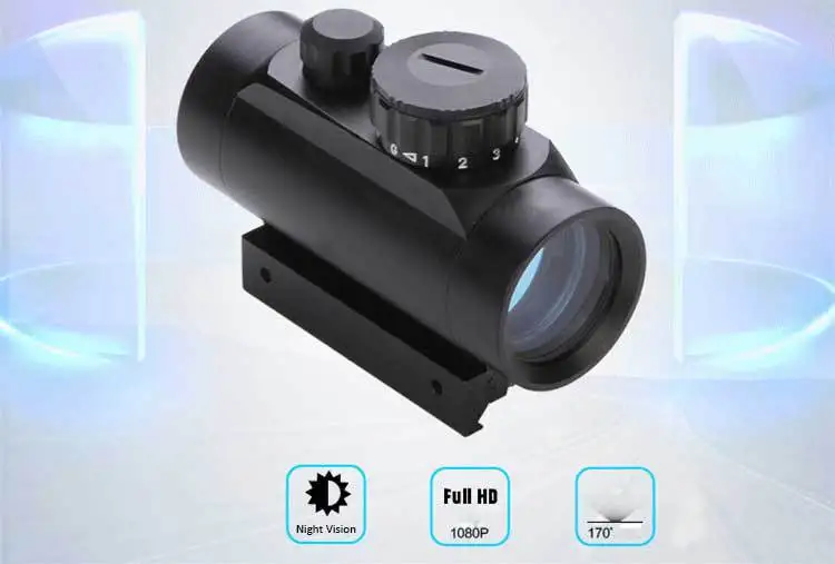 Многофункциональный винтовочный прицел Коллиматорный 1x40 Red Dot 20 мм рельсовое