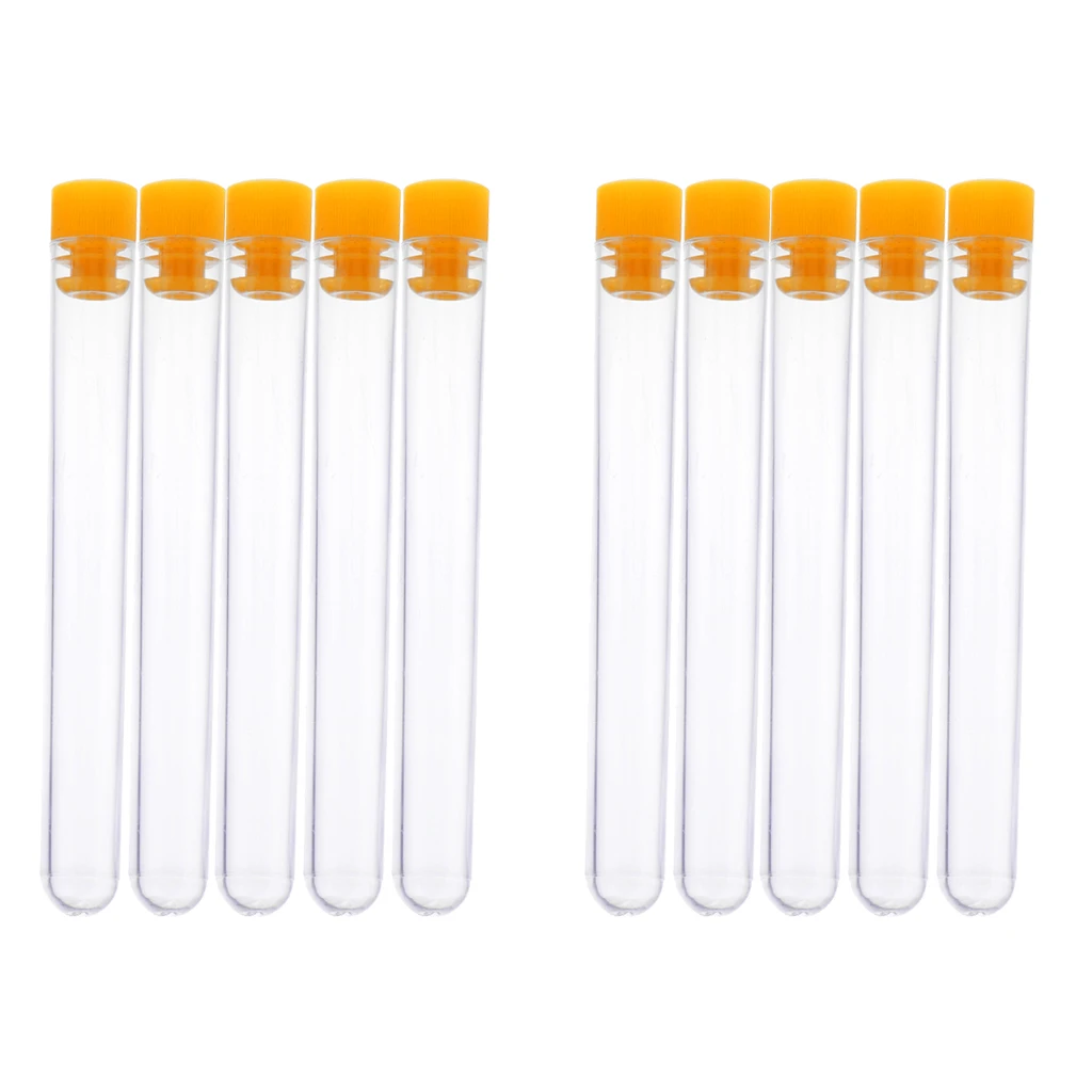 10 Pieces Orange  Felting Sewing Needles Container Sewing Needles Kit Storage Bottles Holder