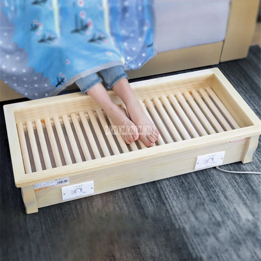 

Electric Foot Warmer Automatic Constant Temperature Household Solid Wood Foot Warming Machine 220V Winter Heating Device 800W