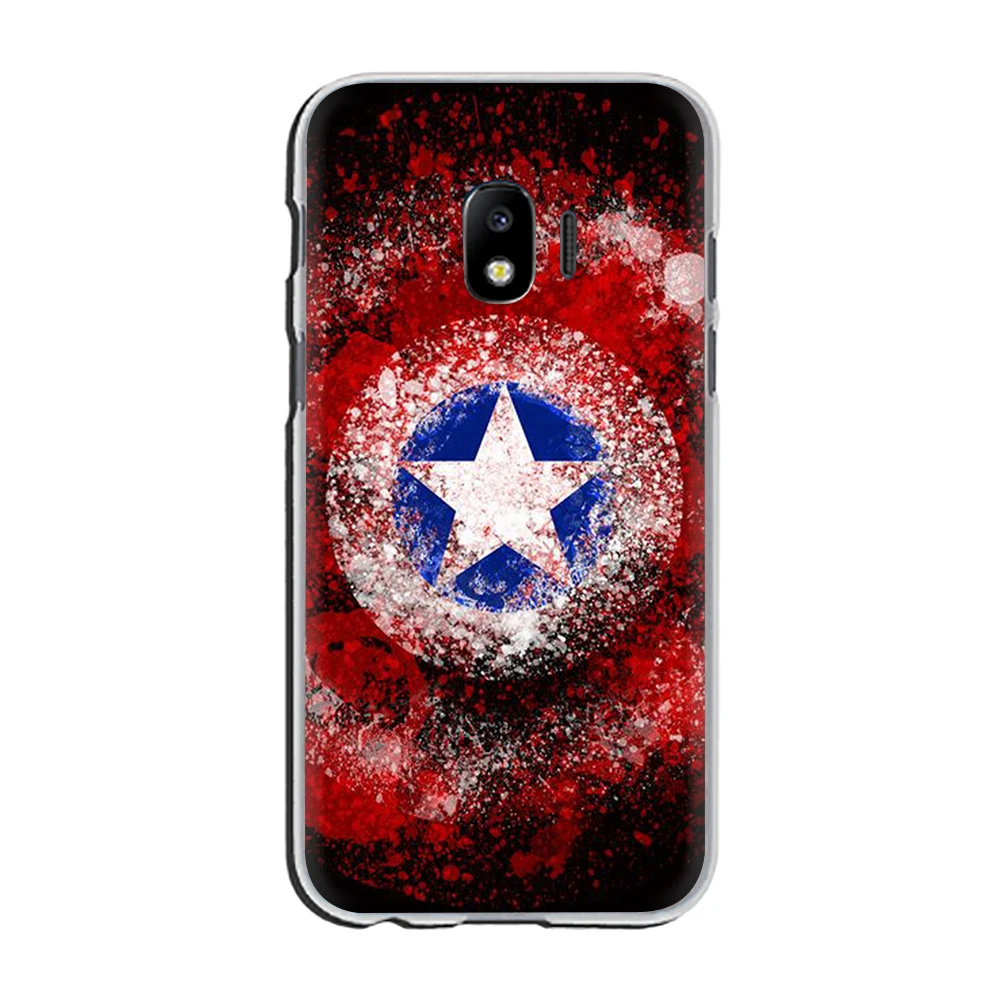 Жесткий чехол для телефона с изображением Капитана Америки для samsung Galaxy J1 J2 J3 J4 J5 J6 Plus Prime J7 DUO J8 - Цвет: H6