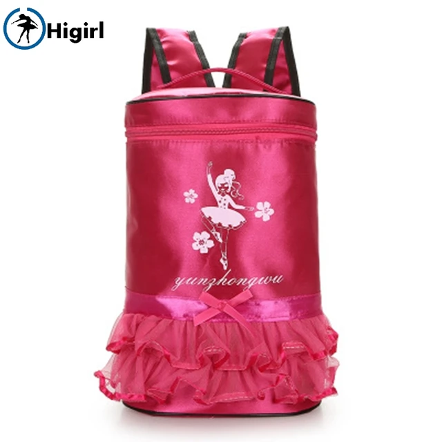 S Red Ballet Bag Toddler Cute Dance For Child Kids Ribbon Embroidery Backpack Dancing Bags As8660 In From Novelty Special Use