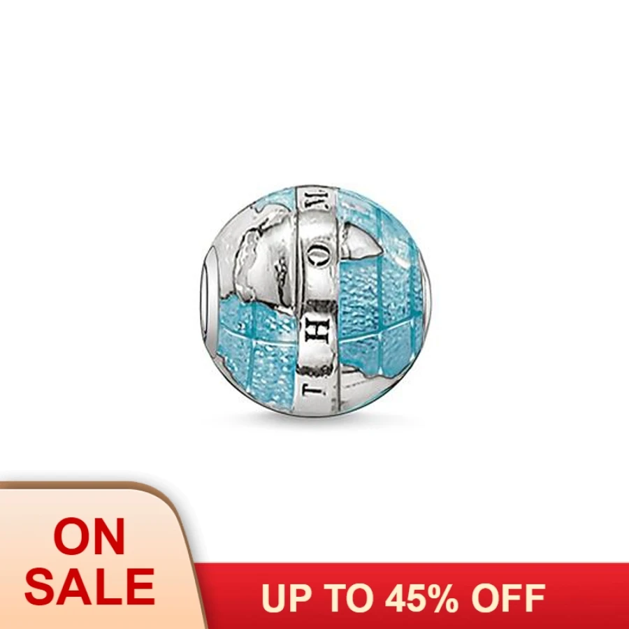 

Hemiston Thomas WORLD Earth Beads Fit TS Bracelet Or Necklace Fashion Jewelry TS B003