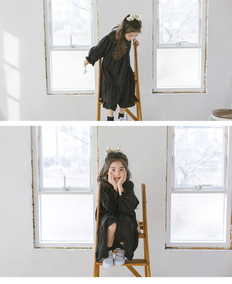 Back To School Clothing Cotton Linen Long Big Girls Dress Princess Black Children Long Sleeve Dresses Loose Toddler Baby Clothes 2 3 4 5 7 9  4 6 8 9 10 11 12 13 14 1 5 16  years teen teenage little girl kids girls party dress (10).jpg