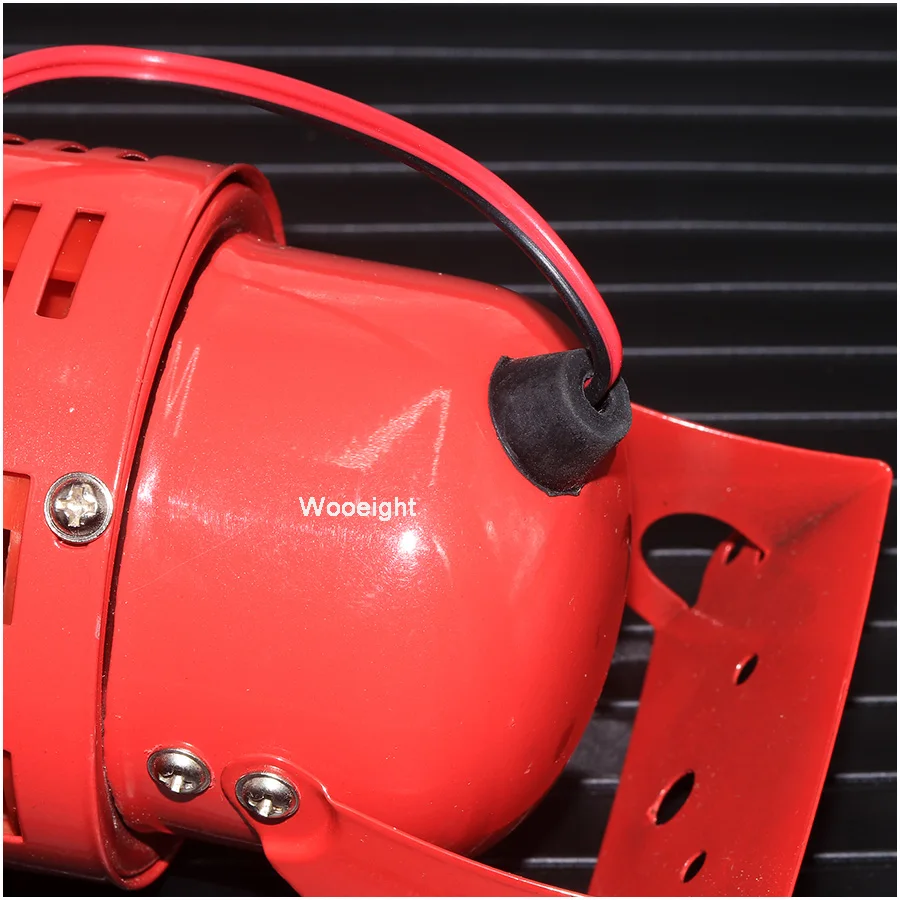 Wooeight Universal Automotive Motorcycle Red 12V 3 Driven Air Raid Siren Horn Speaker Alarm For Car Truck Motor Boat (6)