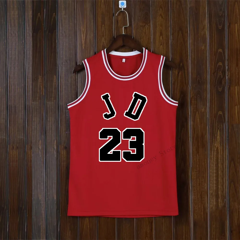 Adsmoney Round Neck Red Blank Basketball jersey Team Name Logo Custom