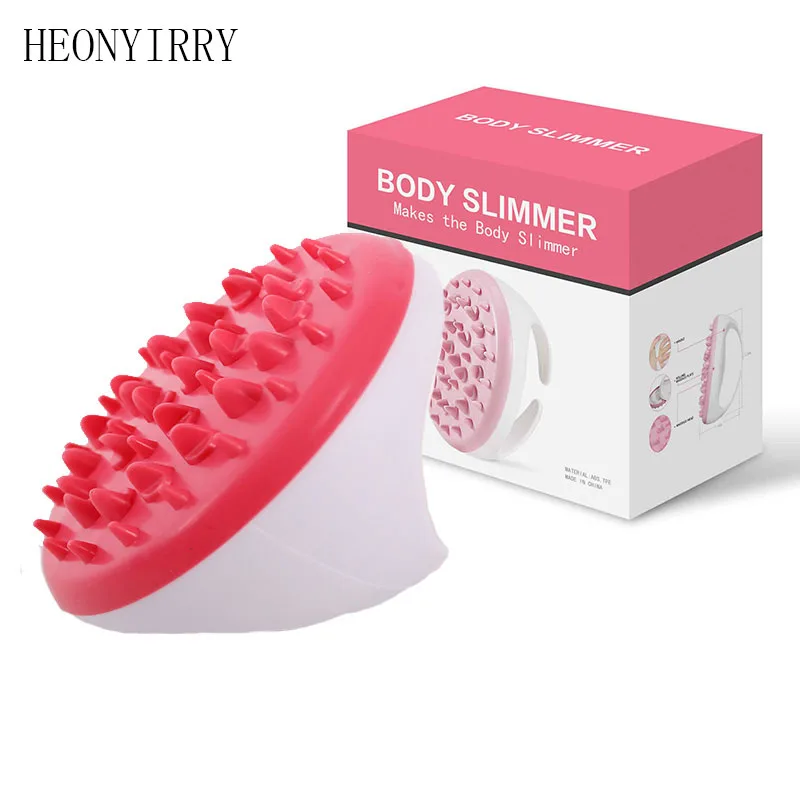 New Handheld Bath Shower Anti Cellulite Full Body Massage Brush Slimming Beauty Neck Back Leg Body Acupuncture Massager