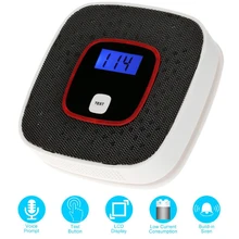 Металлический углеродный моноксид батарейки для будильников управляемый детектор для обнаружения огня и системы сигнализации с газовый тестер Предупреждение