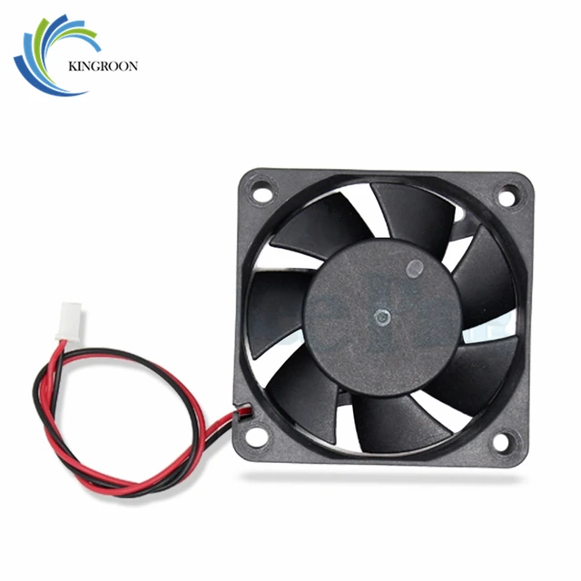 5pcs/lot 6015 Cooling Fan DC 12V 24V 60*60*15 mm 3D Printer Part 3 pin  Brushless 6CM Fan Cooler Radiator Part Quiet Cooling fans - AliExpress