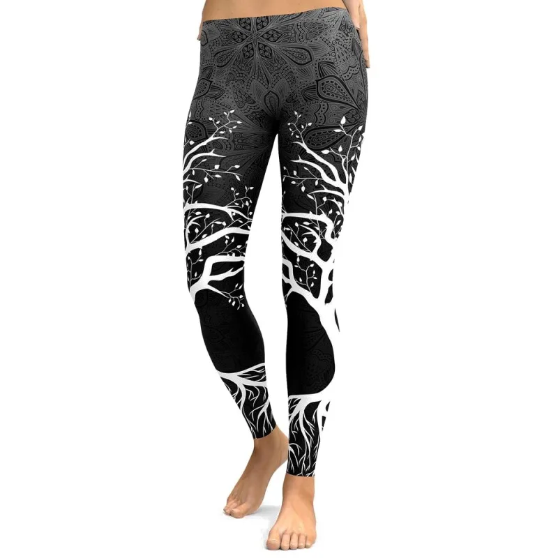 

Women's High Stretch Sporting Print High Elastic Waist Legging Fitness Pants Female Pants Control Workout Capris Leggings
