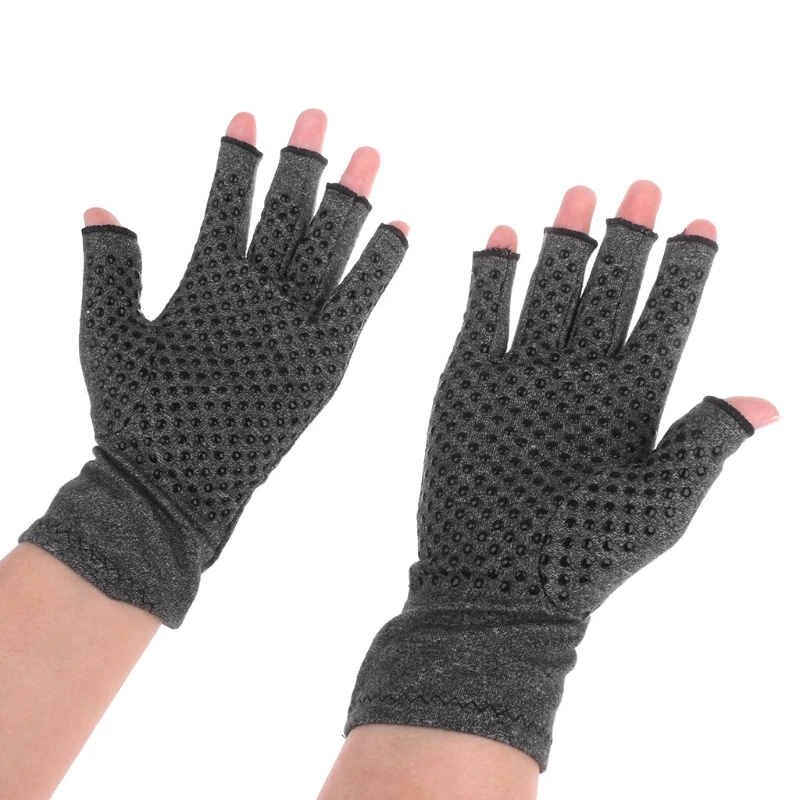 

DUAI 2Pcs Arthritis Gloves Compression Joint Finger Pain Relief Hand Wrist Support Personal Health Care Braces New