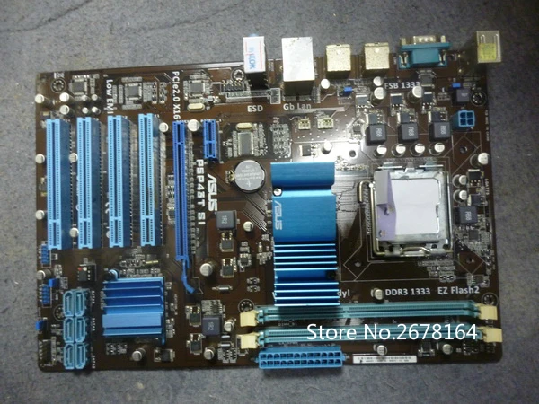 Оригинальная материнская плата ASUS P5P43T SI LGA 775 DDR3 16 ГБ P43 сплошная для рабочего