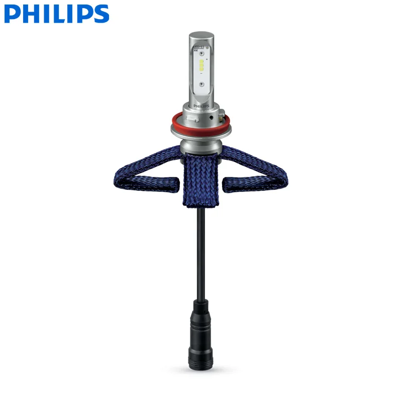 Philips Ultinon эфирный светодиодный противотуманный фонарь H8 H11 H16 12 В 11366UEX2 6000K Автомобильный светодиодный противотуманный фонарь Авто лампы ThermalCool(двойная упаковка