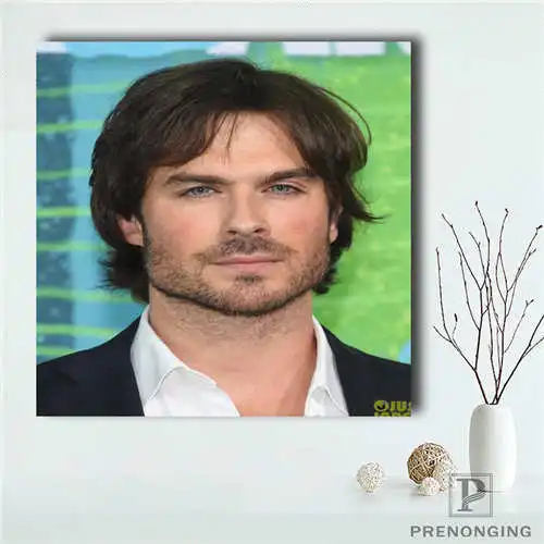 На заказ Ian-Somerhalder (1) @ плакат-папиль-de Mandala Печатный постер тканевая ткань настенное искусство для гостиной Декор #19-01-15-188