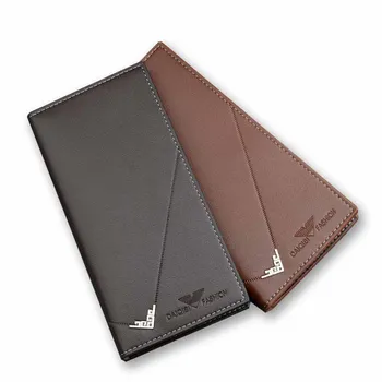 

Men's Wallets Slim Leather Long Wallet for Men Minimalist Ultra Thin Male Coin Purse Card Holder Man Luxury Wallet Portfel