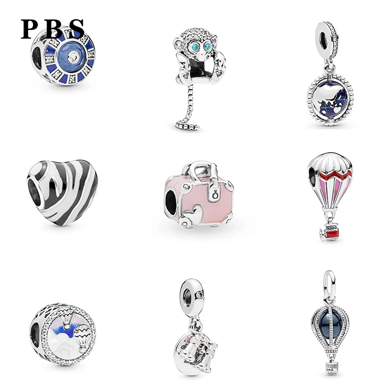 

PBS 100%925 Pure Silver High-quality 1:1 Exquisite 2019 New Balloon Pendant Logo Free Free Package Manufacturers Wholesale