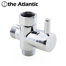 Shower Faucet Spray-Nozzle-Converter Valve Diverter Water-Splitter Brass Bathroom 