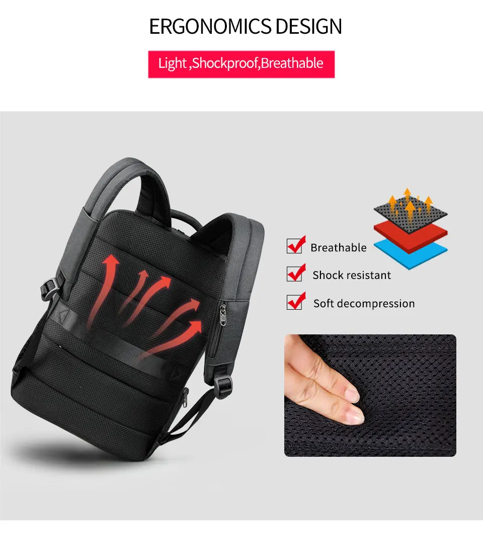 9.Ergonomics Design Backpack