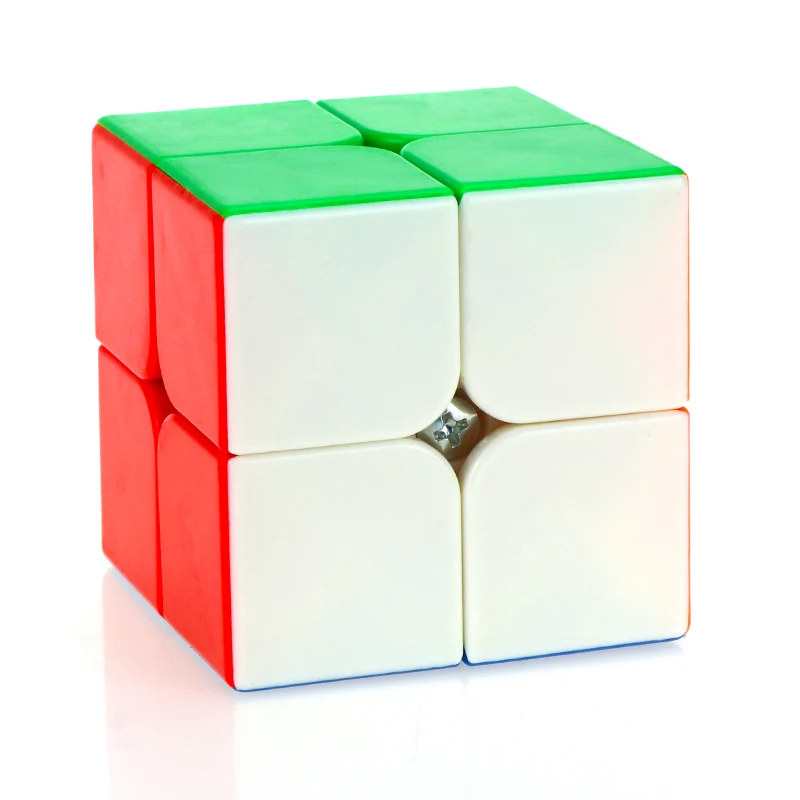 2X2X2 волшебный кубик скорости Карманный Головоломка Куб Профессиональный 2x2 скоростной куб образовательные забавные игрушки для детей - Цвет: A