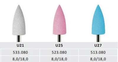 Polidor de Borracha Brocas de Polimento Borracha de Silicone para Resina Caixa Dental Grandes Burs Acrílica 100 Pçs - 8 Cheap Escova interdental