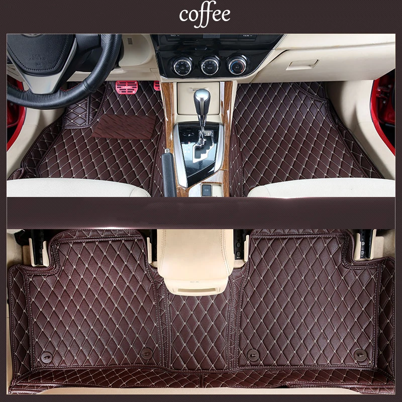 Lsrtw2017 Car Styling Leather Car Floor Mats Rug For Toyota