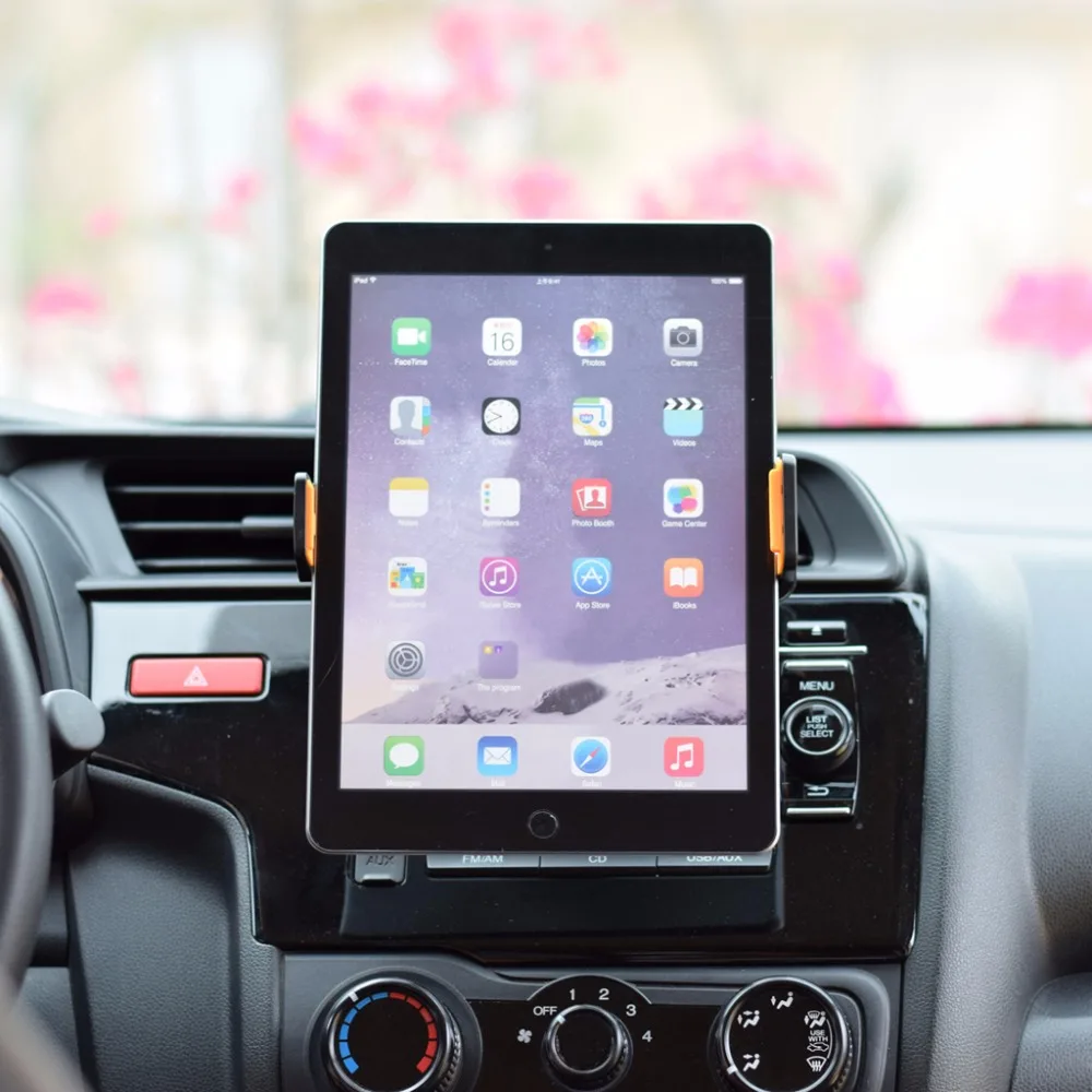 Универсальный вращающийся на 360 градусов держатель на вентиляционное отверстие автомобиля держатель подставка для iPhone iPad gps Xiaomi samsung LG Tablet 4-10 дюймов