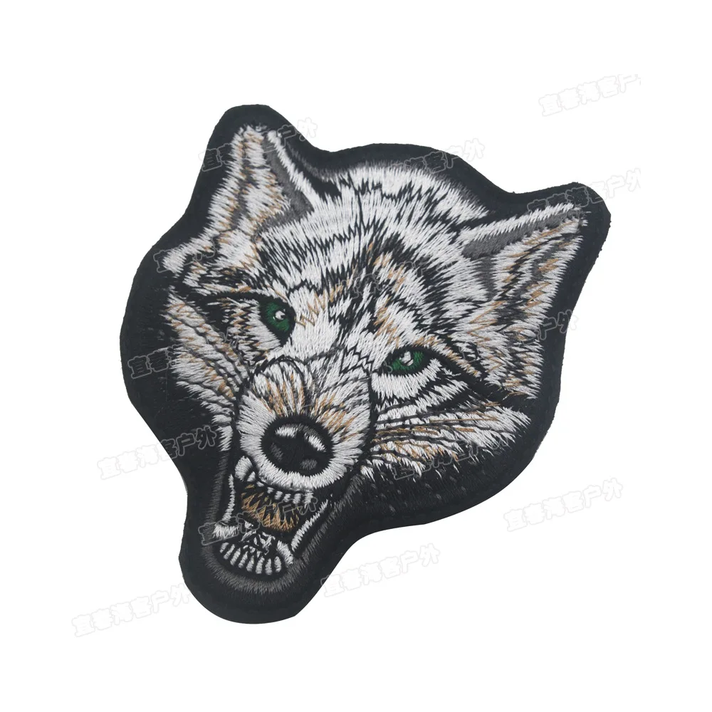 Тигр Медведь волк животное военный боевой патчи для одежды наклейки Горячая Распродажа тактическая Боевая аппликация эмблем вышитые значки