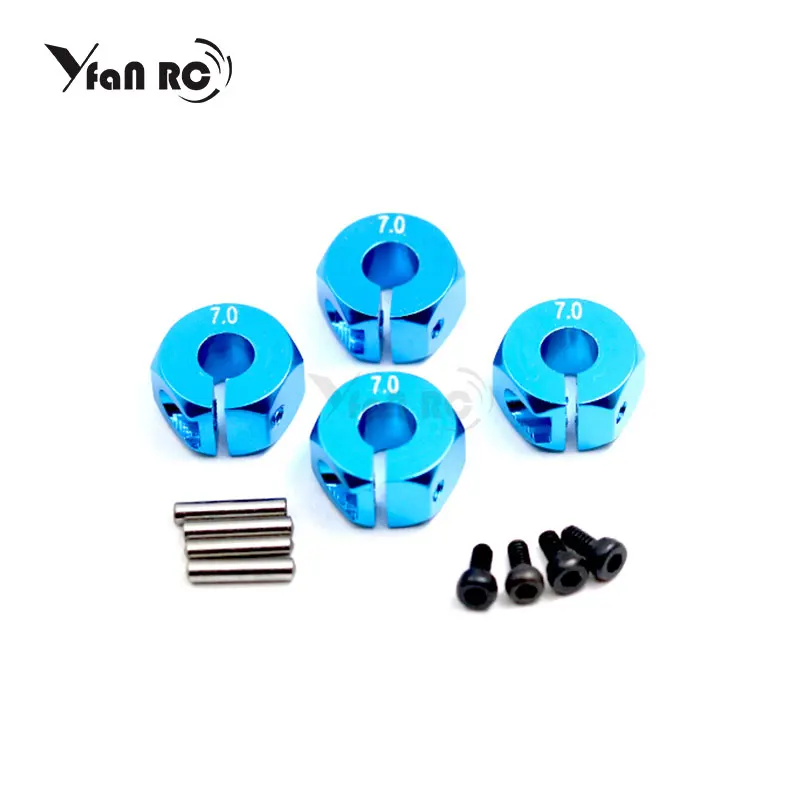 

4Pcs/Set Screws 7.0 Wheel Hex 12mm 6.0 Drive Adapter Hub For HSP Car RC Model Vehicle Accessory With Pins&Screws RC Repair Tool