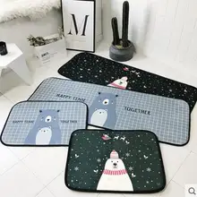 Простая в современном скандинавском стиле cartoom бархатный коврик плюшевый коврик декоративный коврик напольный коврик водопоглощение